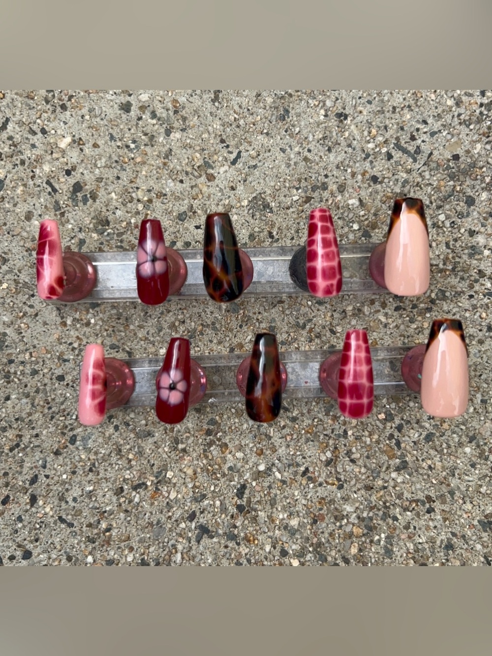 Hello Burgundy, Pink & Tortoiseshell set